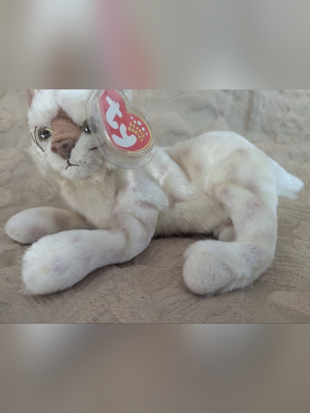 Ty Beanie Baby Tracks the Lynx - Rare Vintage 2001 Retired Plush - Picture 3 of 9